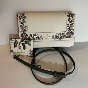 Kate Spade Floral Crossbody and Cardholder